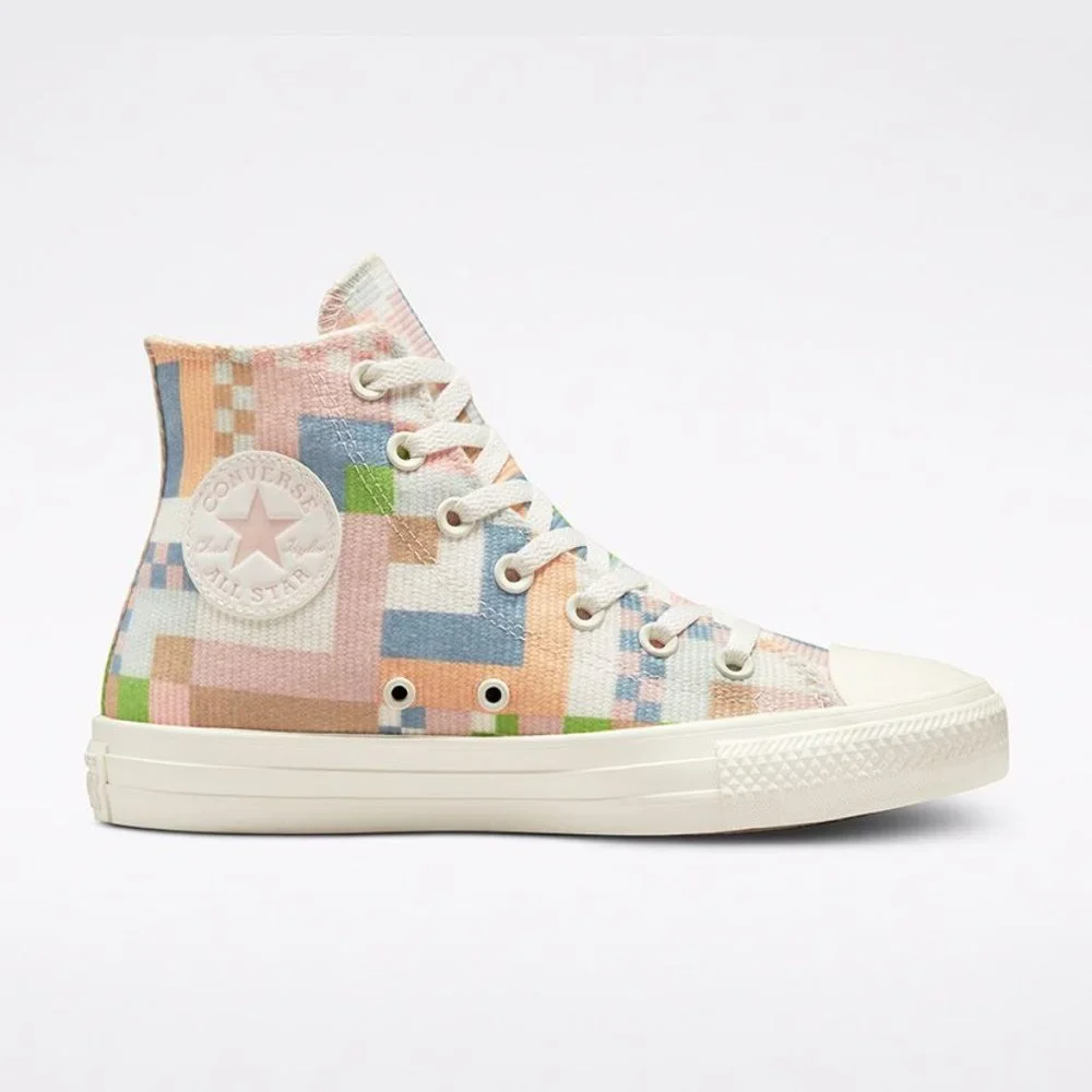 NWT | Converse Chuck Taylor All Star Crafted Abstract Stripes High Top Sneaker - Picture 2 of 12